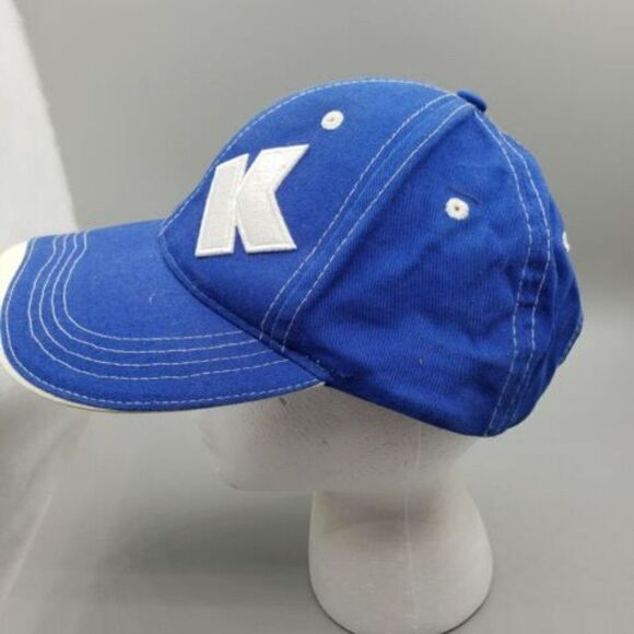 KOMATSU CONSTRUCTION MINING EQUIPMENT BASEBALL HAT CAP ADJUSTABLE blue white - Picture 2 of 7